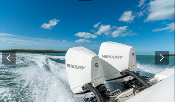 Coppia Mercury V8 300 cv bianco